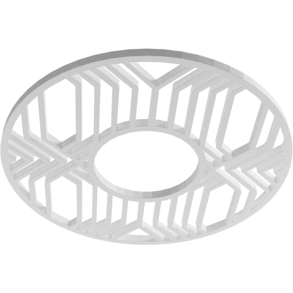 Empire Architectural Grade PVC Pierced Ceiling Medallion, 40OD X 14 5/8ID X 1P